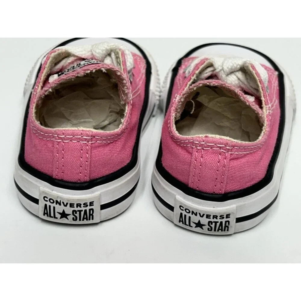Converse All Star Baby Size 3 Pink 7J238 Chuck Taylor Toddler